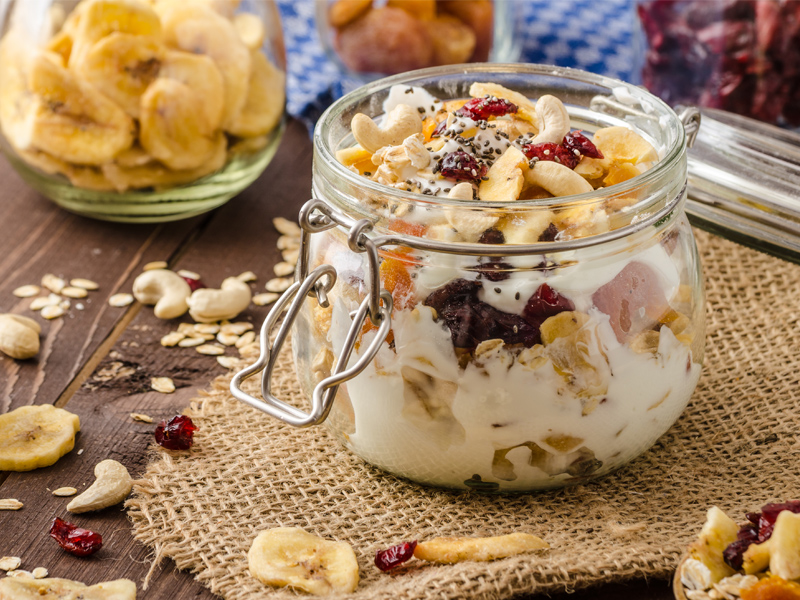 dried fruit yoghurt