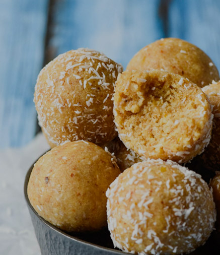 Lemon Slice Protein Balls