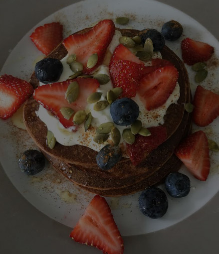 Blueberry Greek Yogurt Pancakes