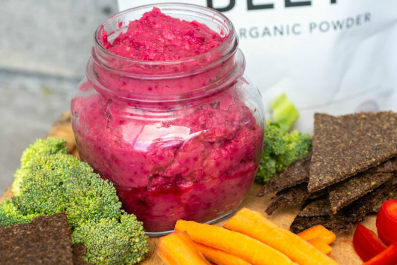 Beetroot Hummus Dip