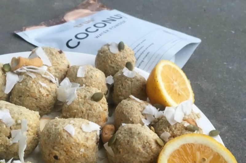 Vegan Coconut Lemon Bliss Balls