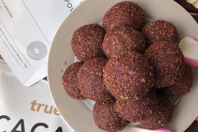 Red Velvet Protein Balls