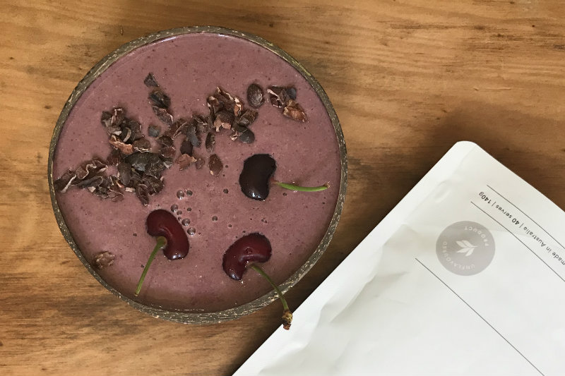 Cherry Maca Smoothie Bowl 