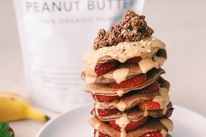 Peanut Butter Pancake Stack 