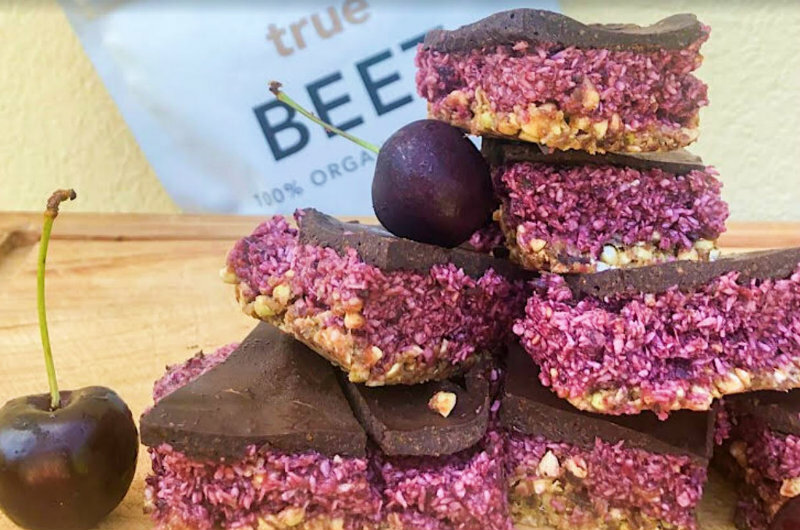 Raw Cherry Beet Slice