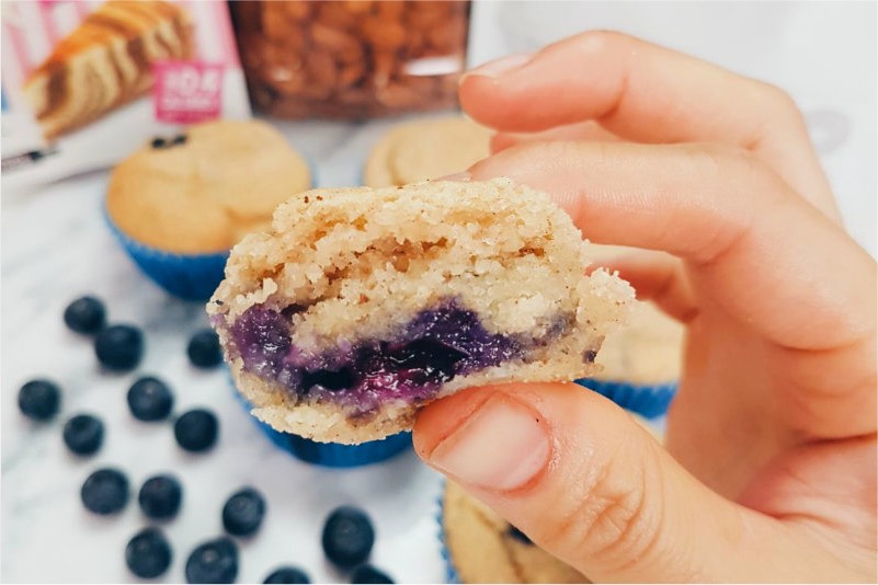 Paleo Blueberry Muffins