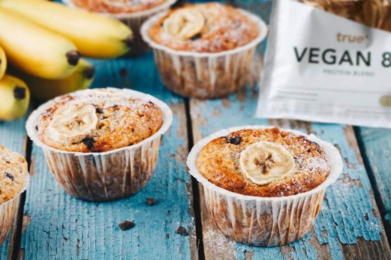 Banana Protein Muffins 