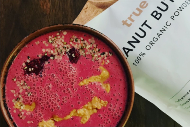 Beet & Peanut Butter Berry Smoothie