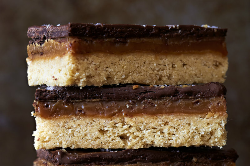 Raw Caramel Slice