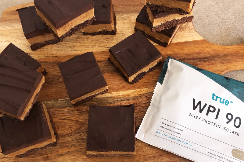 Peanut Butter Protein Slice